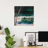 Poster Lumières du Nord (Bureau à domicile)