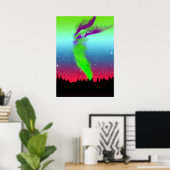 Poster Lumières du Nord - Aurora Borealis (Bureau à domicile)