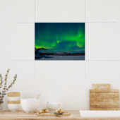 Poster Lumières du Nord (Aurora borealis) (Cuisine)