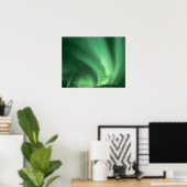 Poster Lumières du Nord, Aurora borealis, sur les contref (Bureau à domicile)