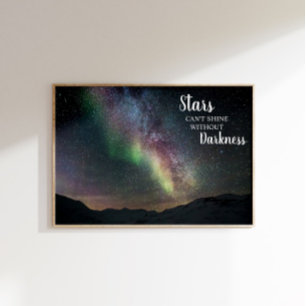 Poster Lumières du Nord Aurora nocturne