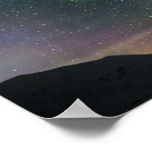 Poster Lumières du Nord Aurora nocturne (Coin)