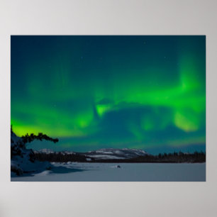 Poster Lumières du nord (borealis de l'aurore)