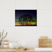 Poster Lumières du Nord | Manitoba Canada Grande Pointe (Cuisine)