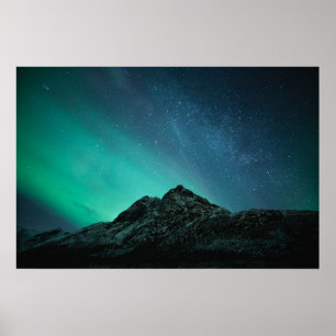 Poster Lumières du Nord Nord Norvège