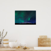 Poster Lumières Du Nord Sur Le Mont Noulja (Cuisine)