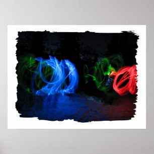 Poster Lumières folles
