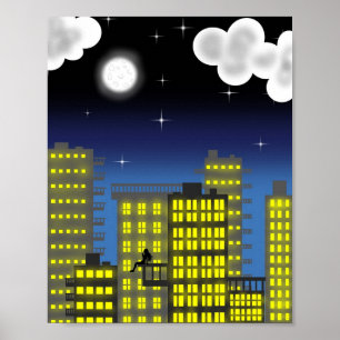 Poster Lumières, Grande Ville (Poster)