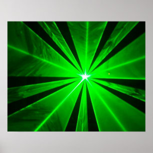 Poster Lumières lasers -