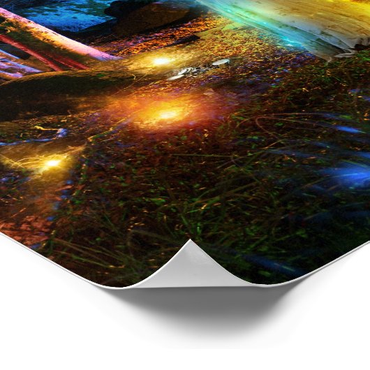 Poster Lumières nocturnes (Coin)