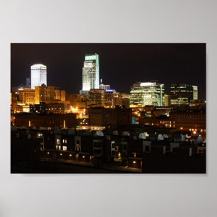 Poster Lumières nocturnes d'Omaha