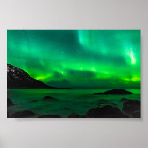 Poster Lumières nordiques Froides et chaudes