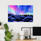Poster Lumières rêvées (Bureau à domicile)