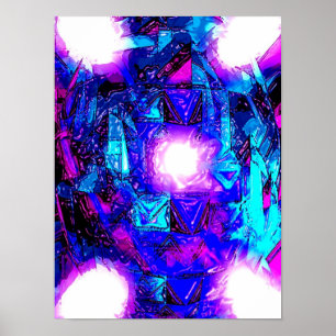 Poster Lumières sous-marines