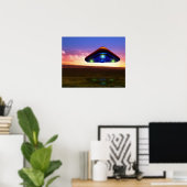 Poster Lumières UFO (Bureau à domicile)