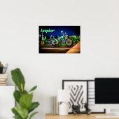 Poster LumiLor Dragon Vélo (Bureau à domicile)