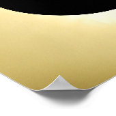 Poster Luminable Gold personnalisable (Coin)