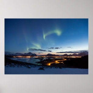 Poster Luminaires du nord de la Norvège
