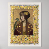 Poster lumineux Peacock Maiden Morris Inspiré (Recto)