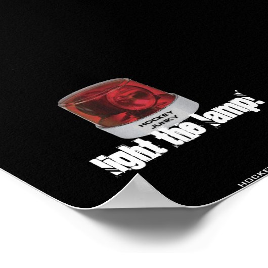 POSTER LUMINEZ LA LAMPE ! (Coin)