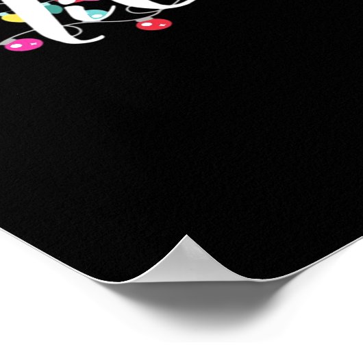 Poster Luminons, illuminations de Noël - Luminons à C (Coin)