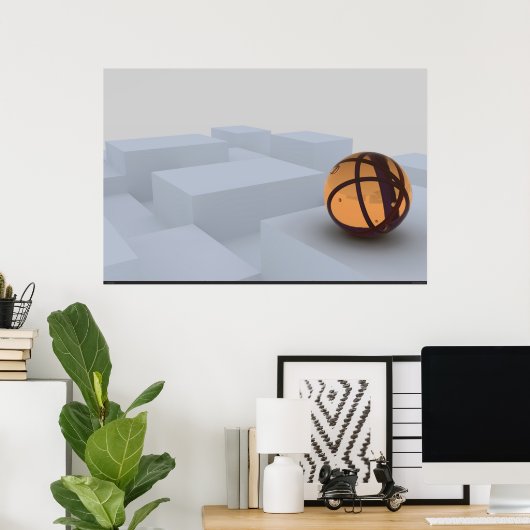 Poster Luminosité (Bureau à domicile)