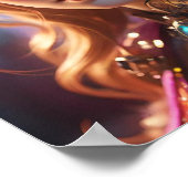 Poster Luminosité colorée (Coin)