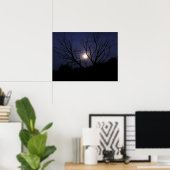 Poster Luminosité de la lune (Bureau à domicile)