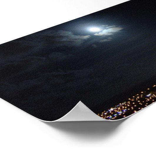 Poster Luminosité de la lune (Coin)