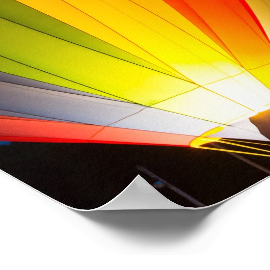 Poster Luminosité des ballons à air chaud (Coin)