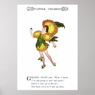Poster Luminosité dorée