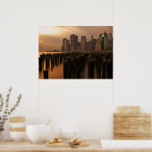 Poster Luminosité du coucher du soleil pendant les cieux  (Cuisine)