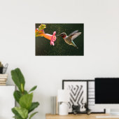Poster Luminosité du nectar des colibris (Bureau à domicile)