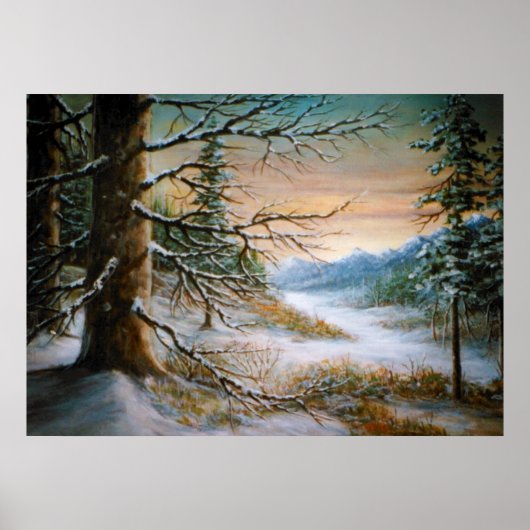 Poster Luminosité du soir (Devant)