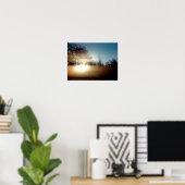 Poster Luminosité matinale (Bureau à domicile)