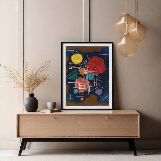Poster Luminosité voilée, Kandinsky 1928
