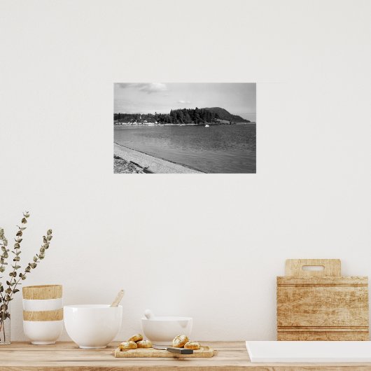 Poster Lummi Island, WA - Vue de Lago Bay (Cuisine)