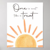 Poster L'un est Sweet Take a Treat Boho Sunshine Annivers (Devant)