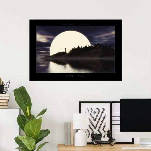 Poster luna (Bureau à domicile)