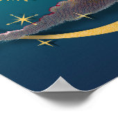 Poster Luna et le ciel nocturne (Coin)