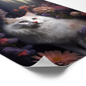 Poster Luna l'affiche turque de chat Angora (Coin)