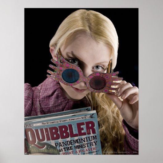 Poster Luna Lovegood Surplombe Les Lunettes (Devant)