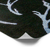 Poster Luna Moth Lit par lueur de lucioles (Coin)