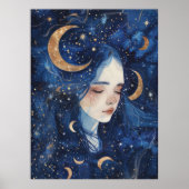 Poster Lunar Dreamscape Spiral (Devant)