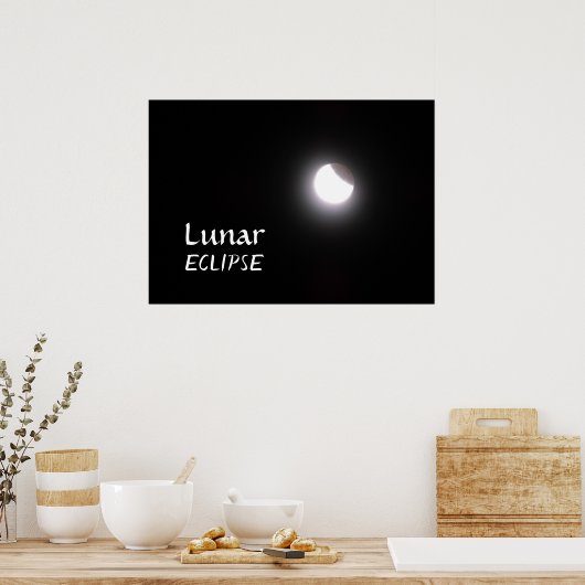 Poster Lunar Eclipse Moon Photo (Cuisine)
