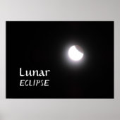 Poster Lunar Eclipse Moon Photo (Devant)
