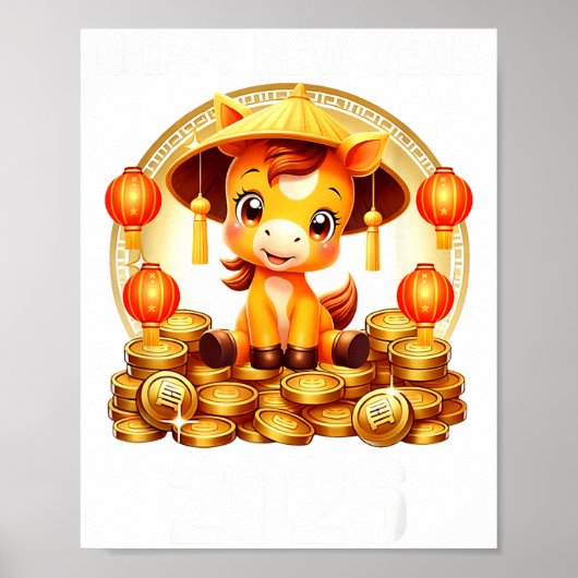 Poster Lunar New Year 2026 Chinese New Year Decorations  (Devant)