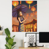 Poster Lunar New Year Prosperity (Bureau à domicile)