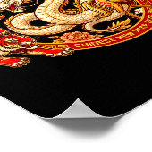 Poster Lunar Zodiac Dragon Tiger Horse Harmony Chinese Ne (Coin)