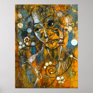 Poster Lunaris, points d'infini par après Francis Picabia